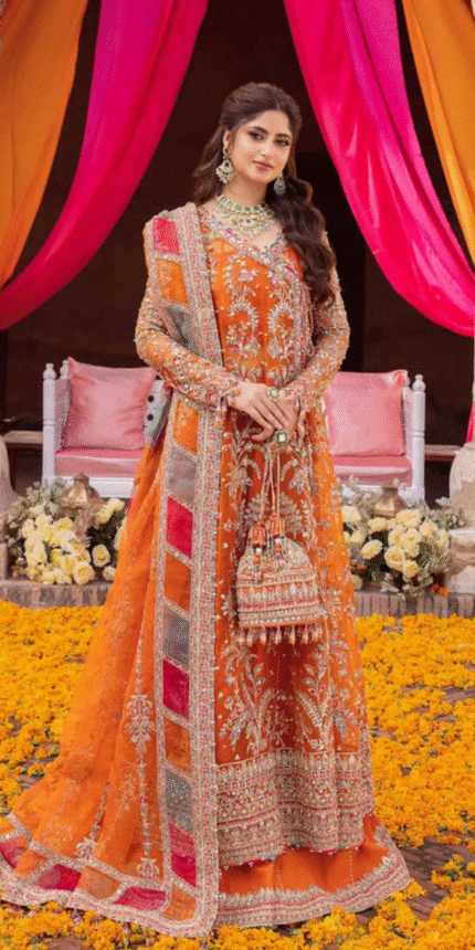 Sajal Ali Wedding Dress