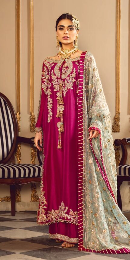 Melodic Tassel Raw Silk Formal Dress