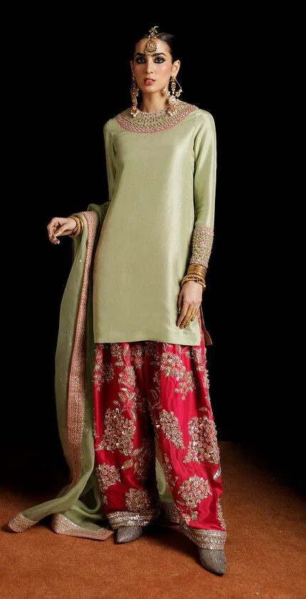 Pakistani Eid Gharara Dress